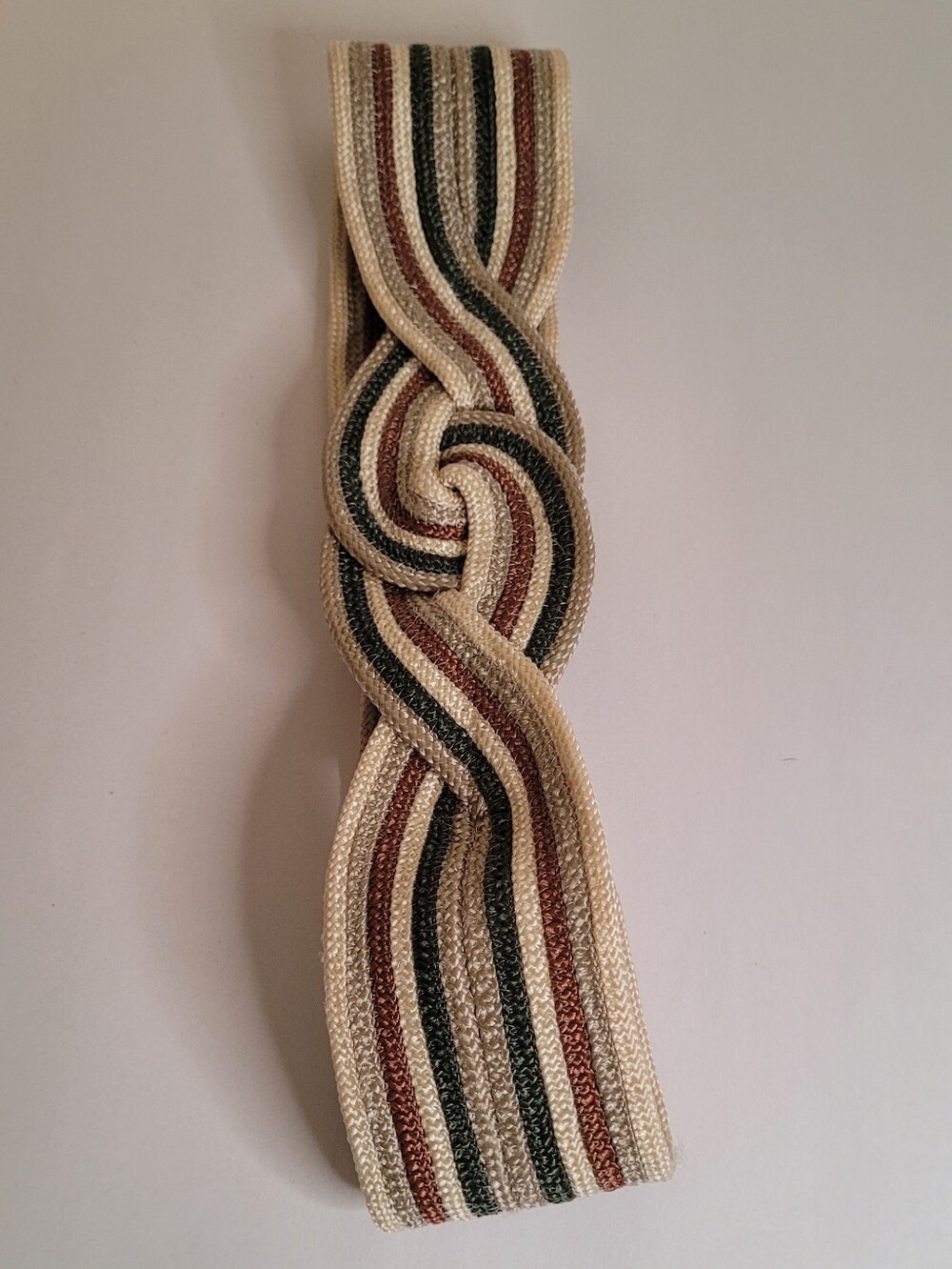 Vintage 80s Braided Belt Size Small - Picture 4 of 7